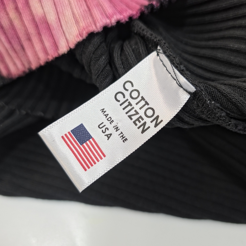 Cotton Citizen Ibiza Polo Dress M Lychee Ombre Bodycon Ribbed USA - Picture 8 of 16